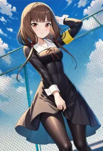 伊井野ミコ 制服／冬服／屋上