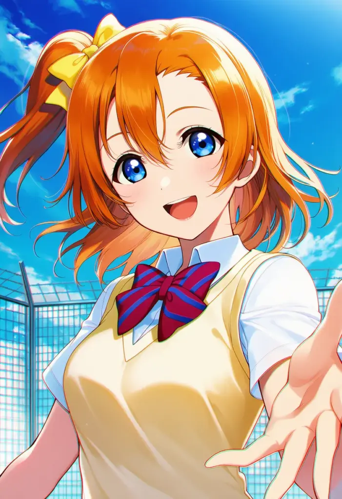 手を差し伸べる高坂穂乃果