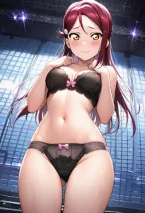 ステージで下着を露出させられる桜内梨子