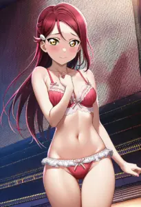ステージで下着を露出させられる桜内梨子